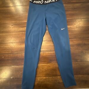 Nike Pro Leggings | Women’s M | Teal/Blue | Dri-FIT Compression